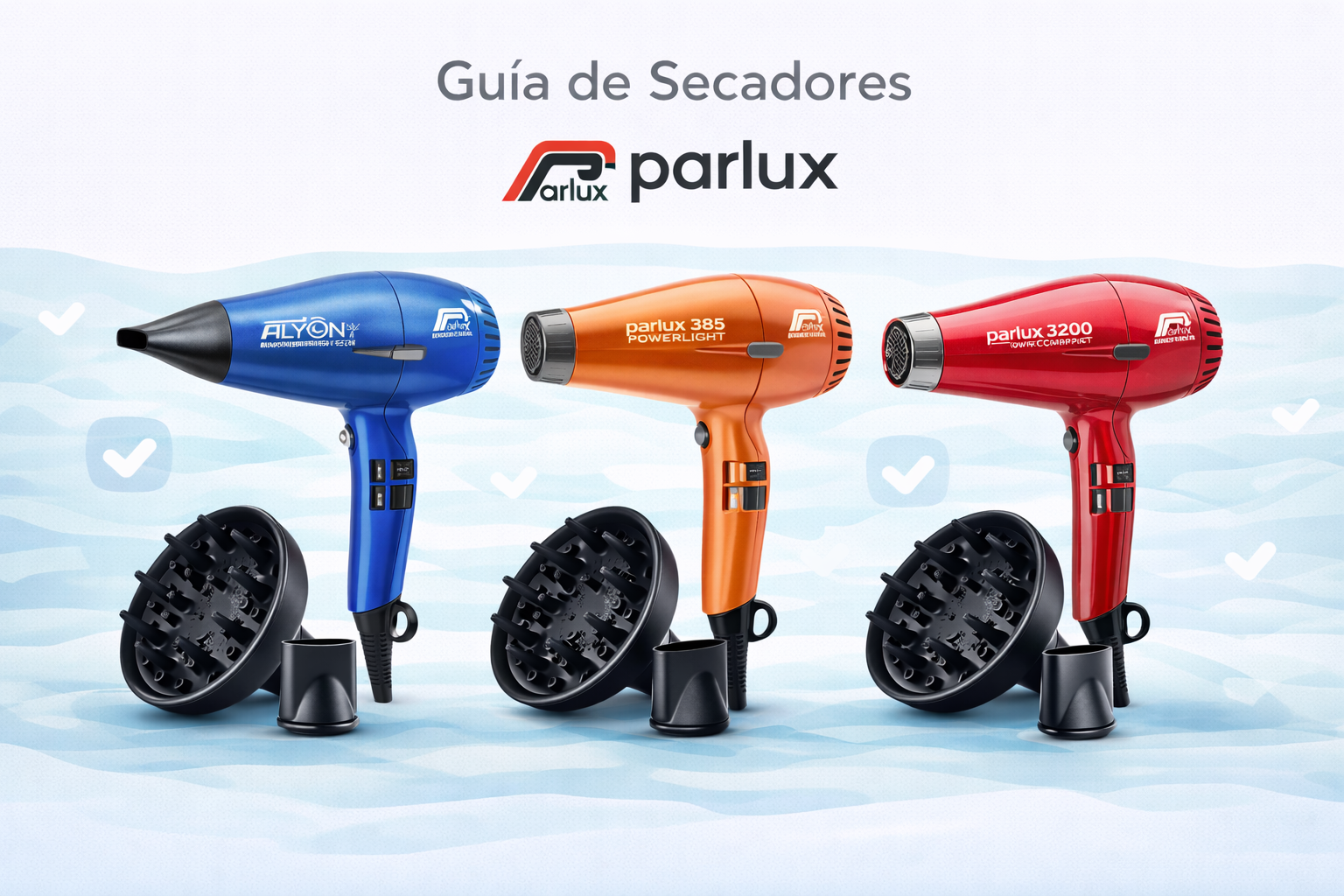 Secador Parlux: guía 2026 para acertar (Alyon, 385, 3200 y más)